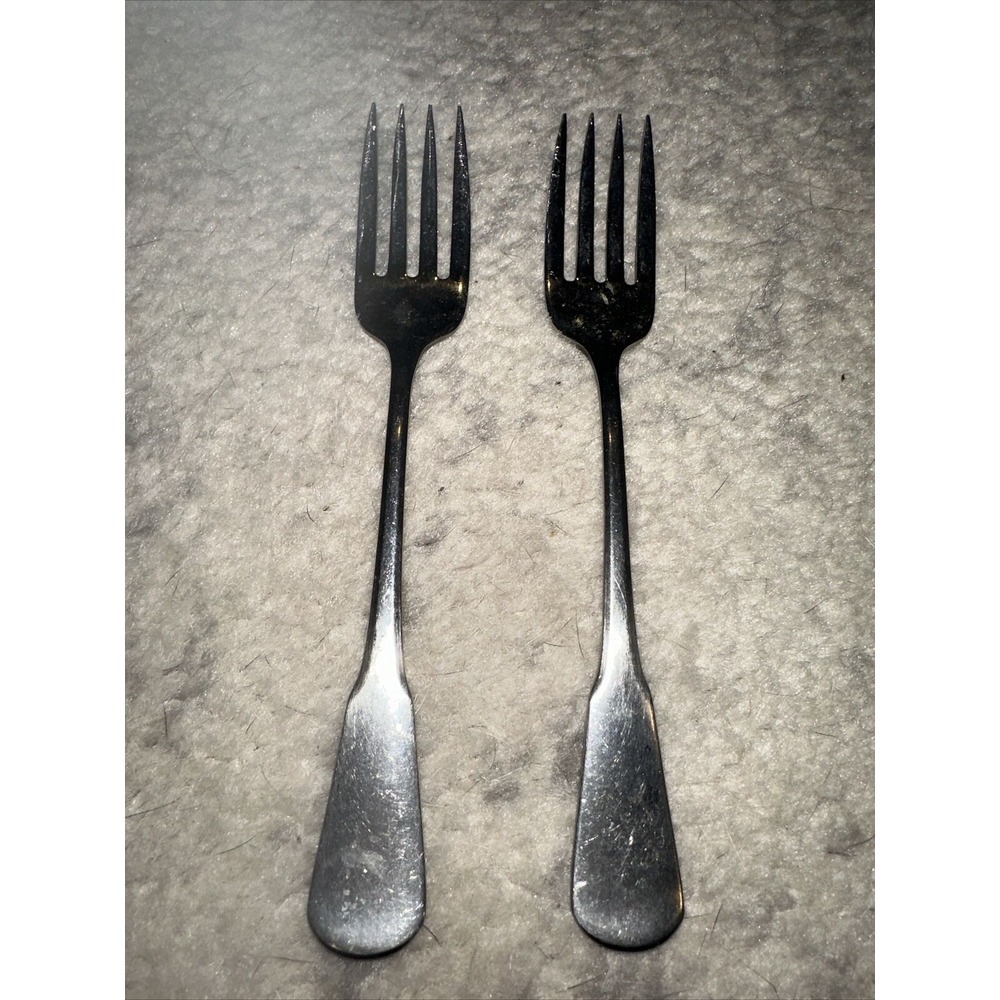 2 PCs SSS Oneida Colonial Boston Salad Forks